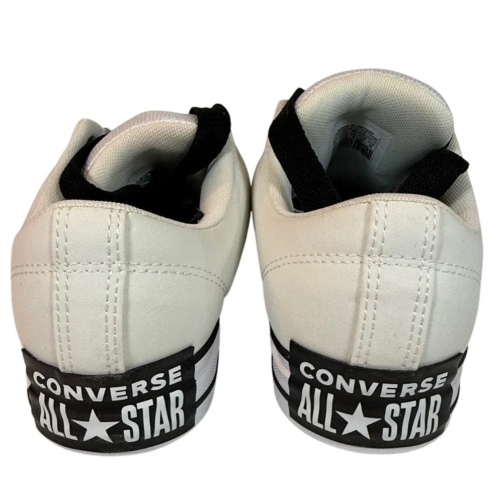 Converse Puff Taylor Ox White Black Low Top Sneakers Mens 10 NWB - Picture 2 of 9